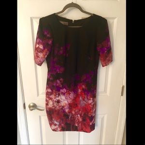 Donna Ricco New York Abstract Floral Dress
